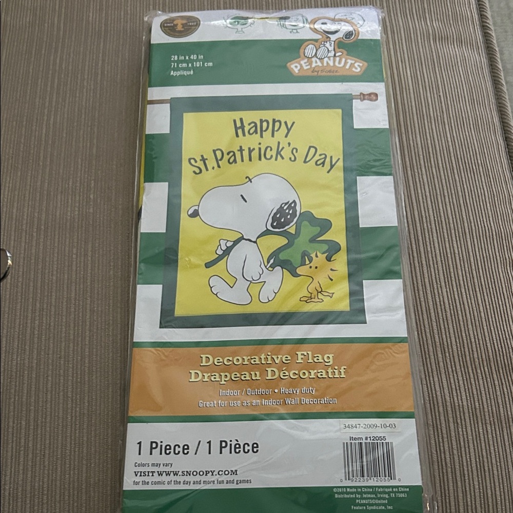 Brand new! Snoopy- St. Patrick’s Day